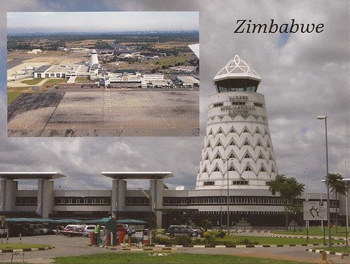 airport postcard hre harare zimbabwe harareinternationalairport