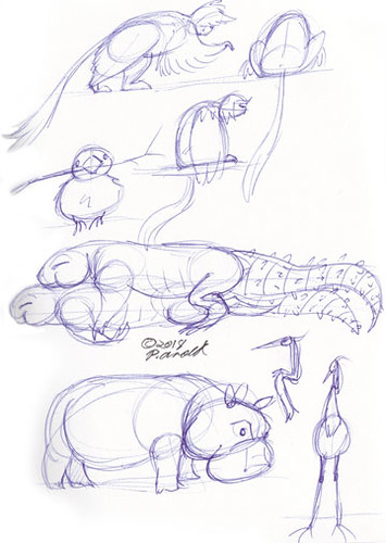 3.7.18 - Disney's Animal Kingdom Sketches