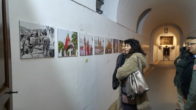 Exposición fotográfica Semana Santa en Piedecuesta Visita de Ana Redondo