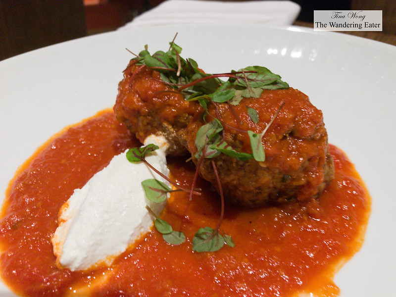 Meatballs with ricotta