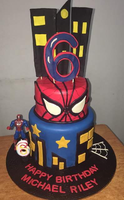 Spider Man Cake by Eden Martinez of Sweetie Cakes