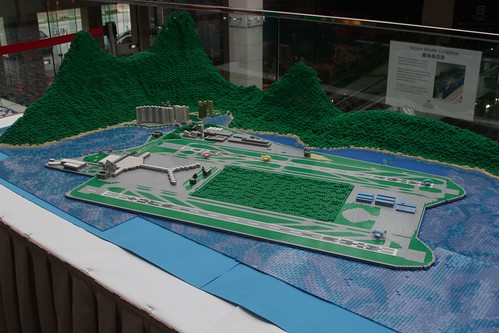 Lego model of Hong Kong International Airport