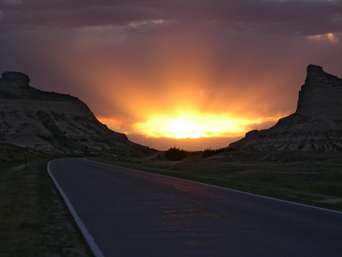 sunset favorite nebraska roads oregontrail eaglerock scottsbluffmonument sentinelrock gering highway92 scottsbluffcounty mitchellpass imageupdated nebraskathegoodlifegroup