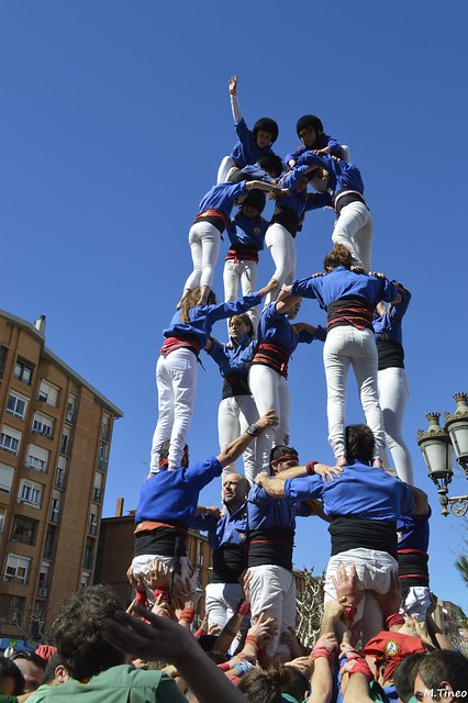 Castellers d'Esplugues a Barberà del Vallès