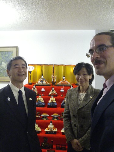 Recepción en la residencia del excelentísimo embajador de Japón en Ecuador, sr. Noda Hitoshi y su encanadora mujer. 
