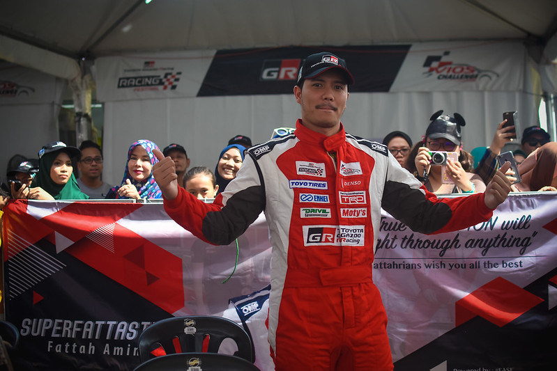 Two Thumbs Up From Fattah Amin Who Performed Well In Qualifying
