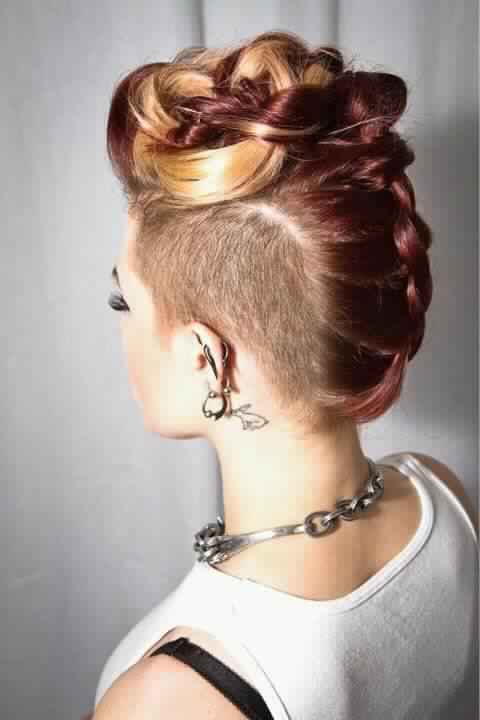 Braided Mohawk Hairstyle