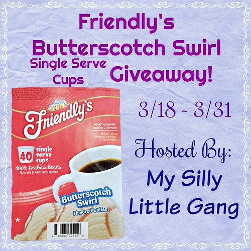 Friendly's Butterscotch Swirl Flavored Coffee Review & Giveaway