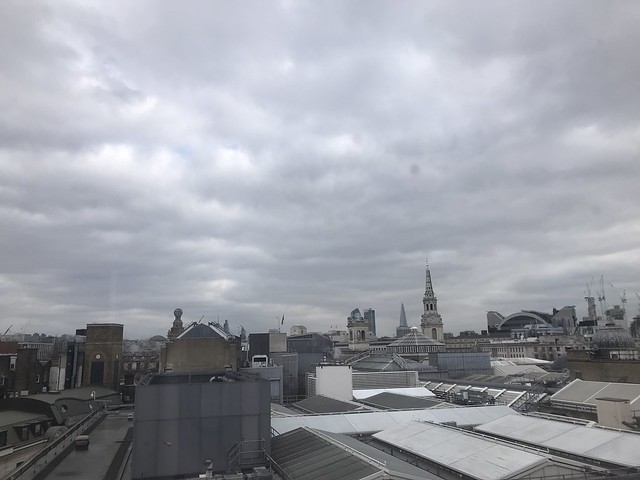 overcast in London March 22, 2018