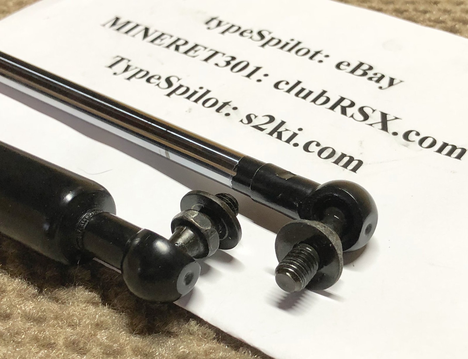 Ohio OEM Showa tailgate shocks (pair) Acura RSX, ILX and Honda EP3