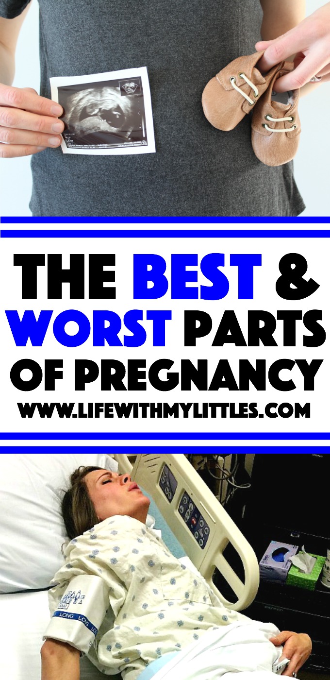 The Best and Worst Parts of Pregnancy: An honest, funny, and inspiring look at 30 of the best and worst parts of pregnancy.