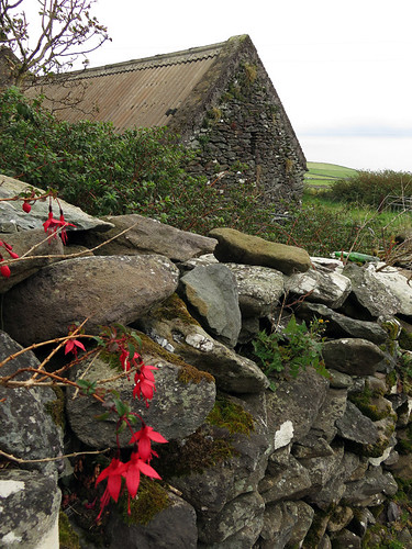 The Famine Houses on the Dingle Peninsula in Ireland