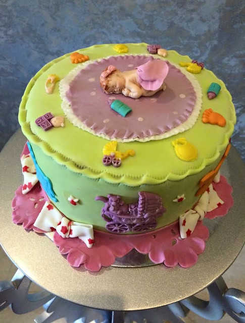 Baby Shower Cake from KRAZY CAKES by Shreya Chawla
