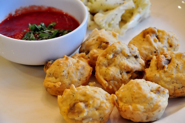 Pizza Puffs with Roasted Cauliflower