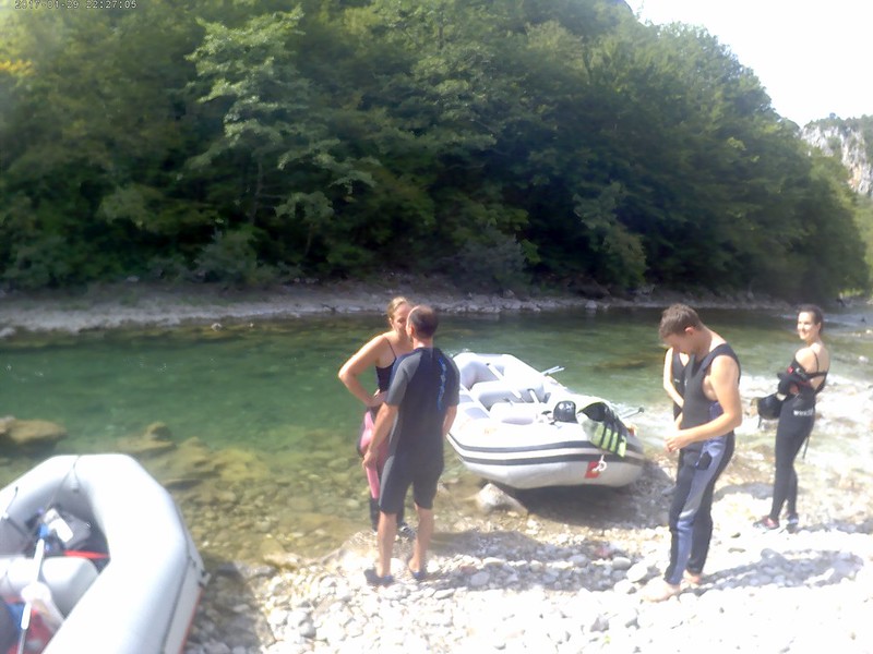 Rafting on Bosnian rivers