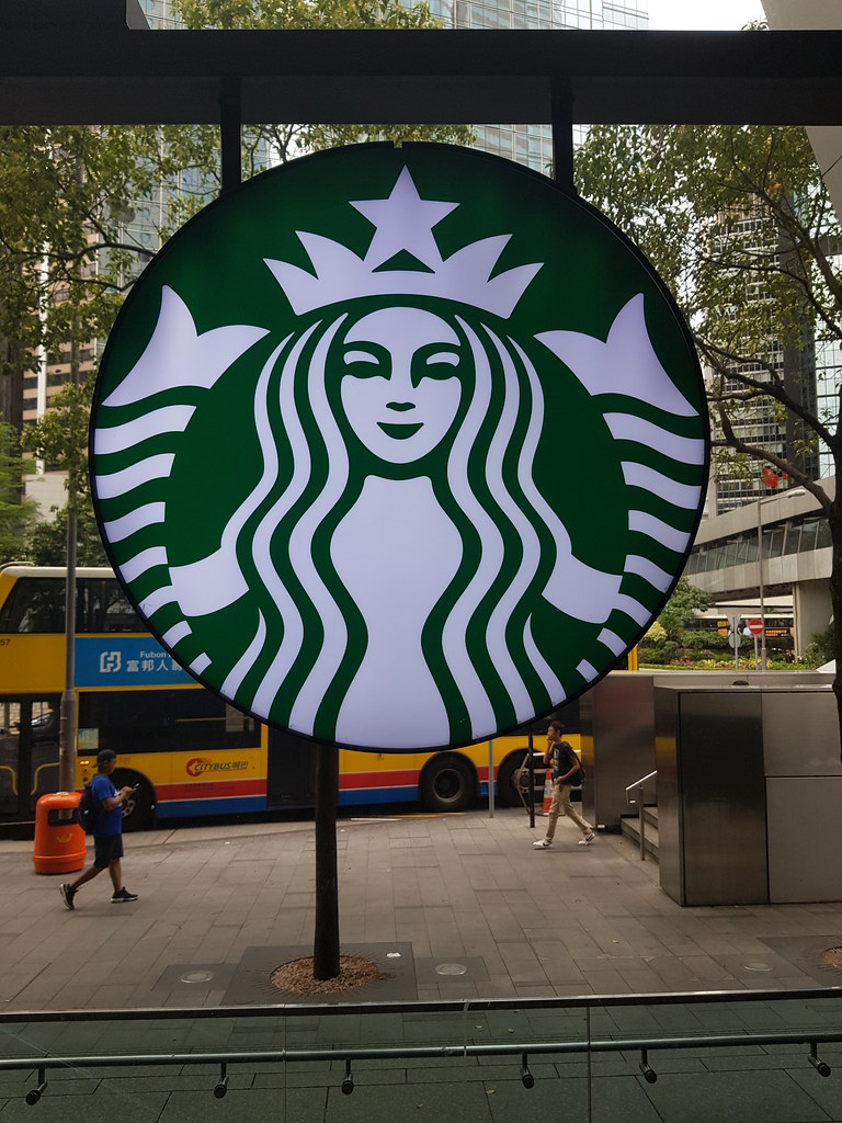 @ 星巴克 Starbucks at 香港中環 怡和大廈 Hong Kong Central Jardin House
