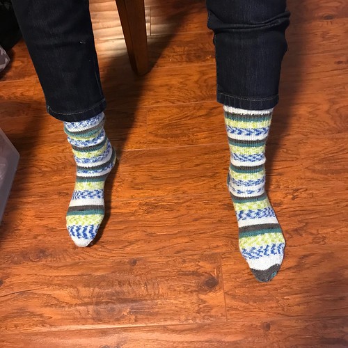 Bev’s finished socks!