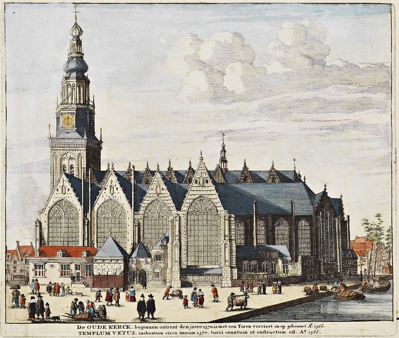 Frederik de Wit - Amsterdam, Oude Kerk (c.1698)