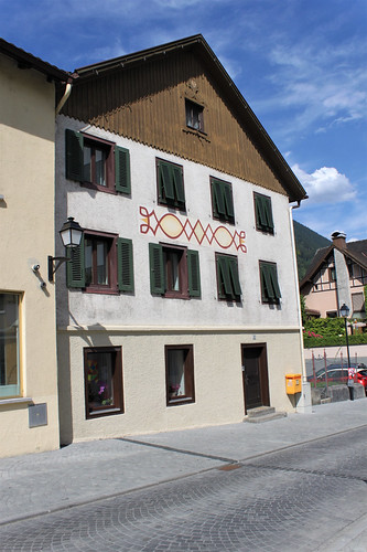 house with decoration in Bludenz