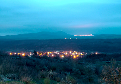 village bulgaria rabisha night landcape peisaj noapte