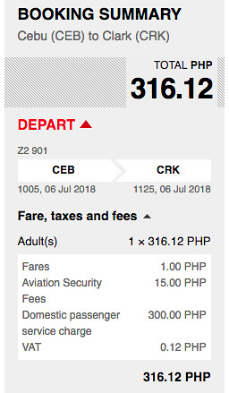 Cebu to Clark AirAsia Promo July 6, 2018