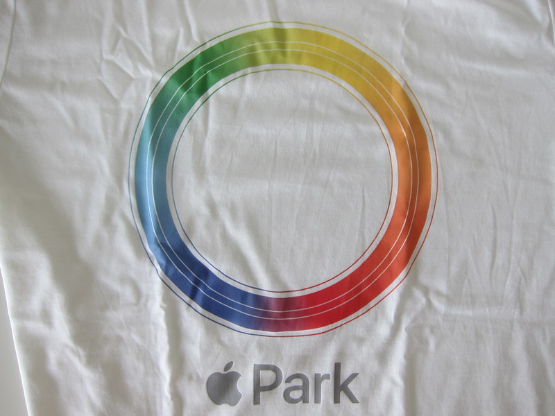 Apple Park T-Shirts - White - Multi-color Ring