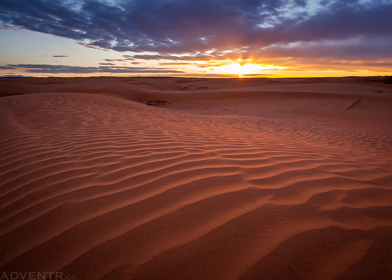 Sand Ripple Sunset