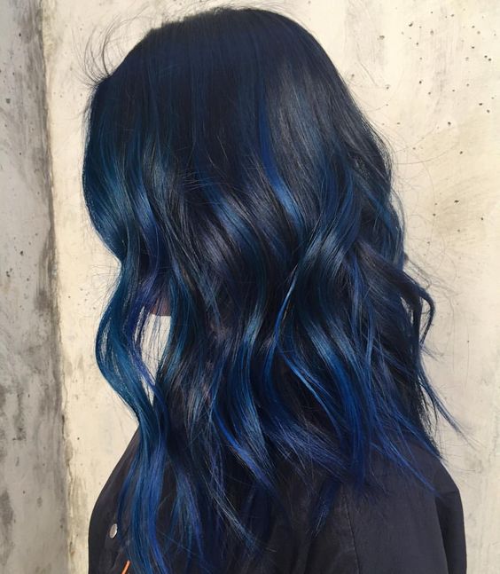  Dark Blue Hairstyles That Will Rise Up Your Look For Spring 2018 22