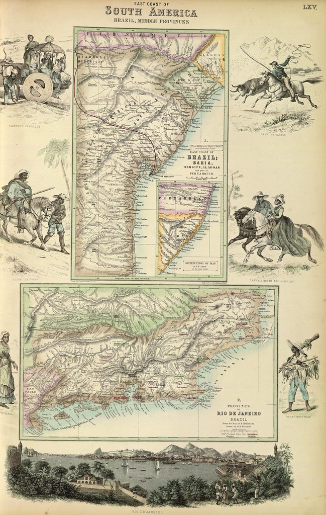 Fullarton, A. & Co. - East Coast of South America. Brazil, Middle Provinces (1872)
