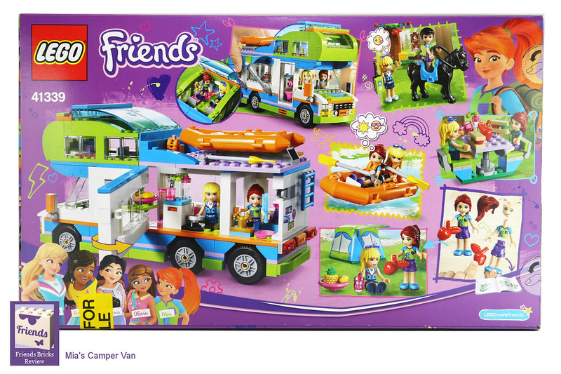 Mia and Stephanie Mini Dolls LEGO 41339 Friends Heartlake Mia’s Camper Van Playset Build and Play Fun Toys for Kids