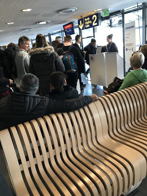 Boarding time, Rovaniemi airport