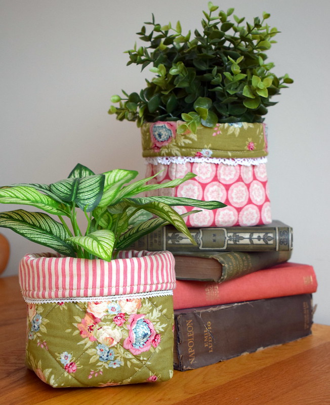 Quilted Plant Pot Covers