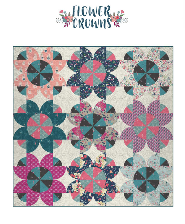 Flower Crowns FREE Quilt Pattern for Flower Child
