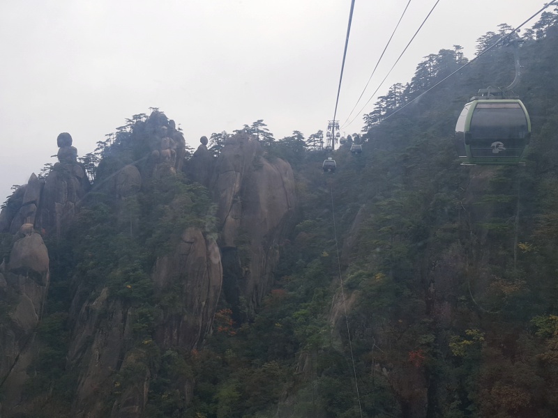 Huangshan cable cars