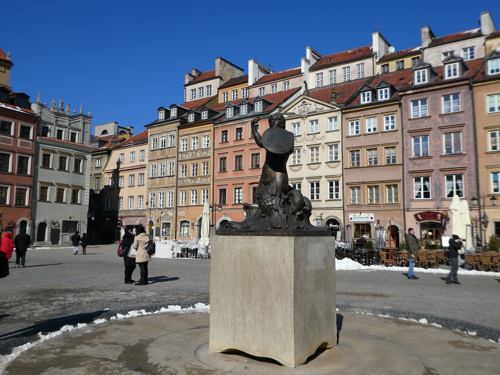 Mermaid Statue, Old Town, Warsaw