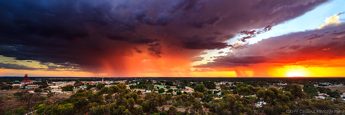 kalggorlie sunset mount charlotte lookout western australia