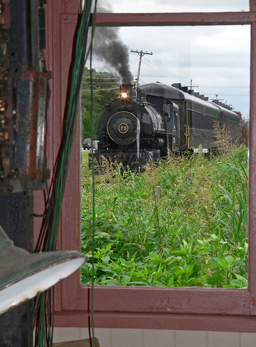 window train indiana steam locomotive