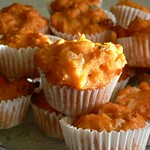 Mini Carrot Muffins with Cheese