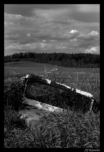 blackandwhite bw black abandoned nature beautiful clouds contrast truck canon vintage landscape eos dof jeep maine rusty peaceful 2006 trucks rundown theworldthroughmyeyes