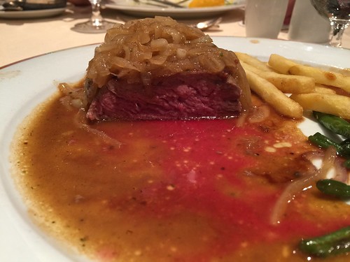 Beef steak - Lateral cut / Rindersteak - Querschnitt