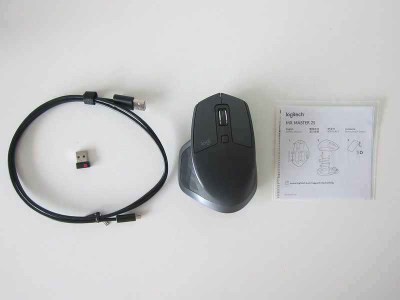 Logitech MX Master 2S Wireless Mouse - Box Contents
