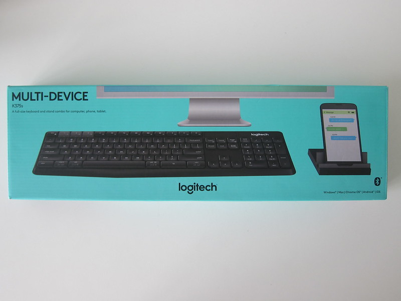 Logitech K375s Multi-Device Wireless Keyboard - Box Front