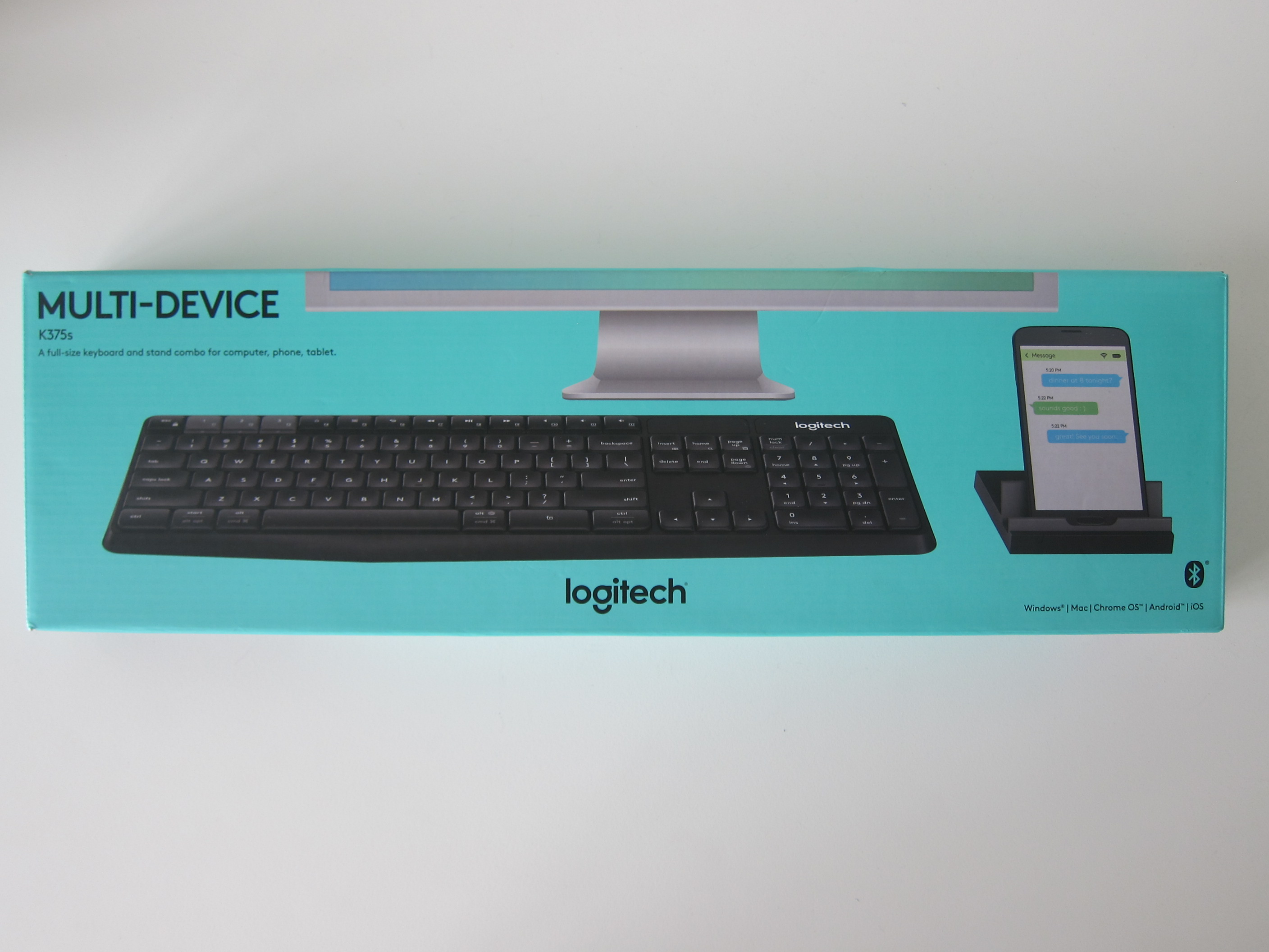 gennembore deltager Mariner Logitech K375s Multi-Device Wireless Keyboard & Stand Combo « Blog |  lesterchan.net
