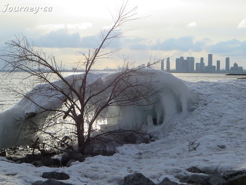Winter at Ontario Place