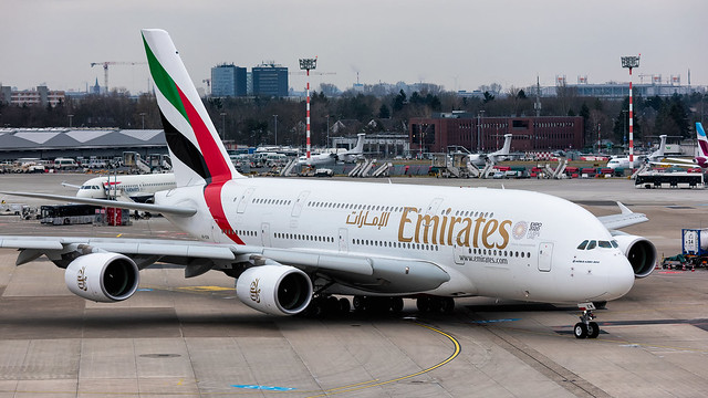 A6-EEW | Airbus A380 | Emirates | Düsseldorf | March 2018