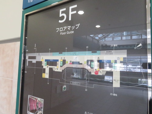 福島競馬場の５階フロアマップ