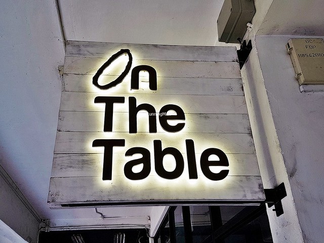 On The Table Signage