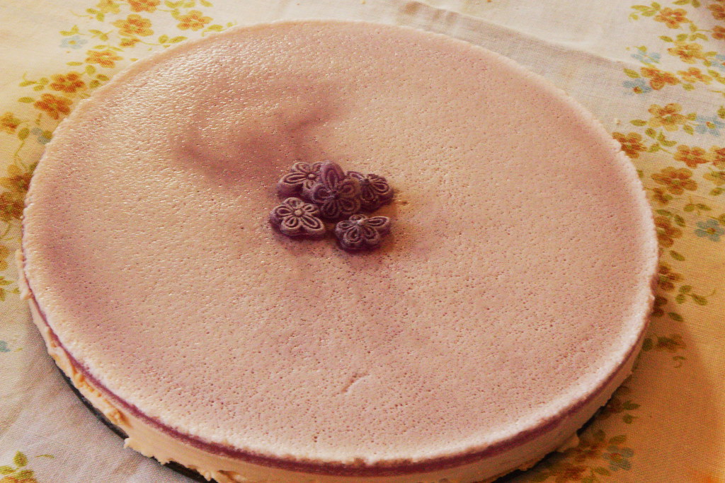 La exquisita tarta de violetas de Laura
