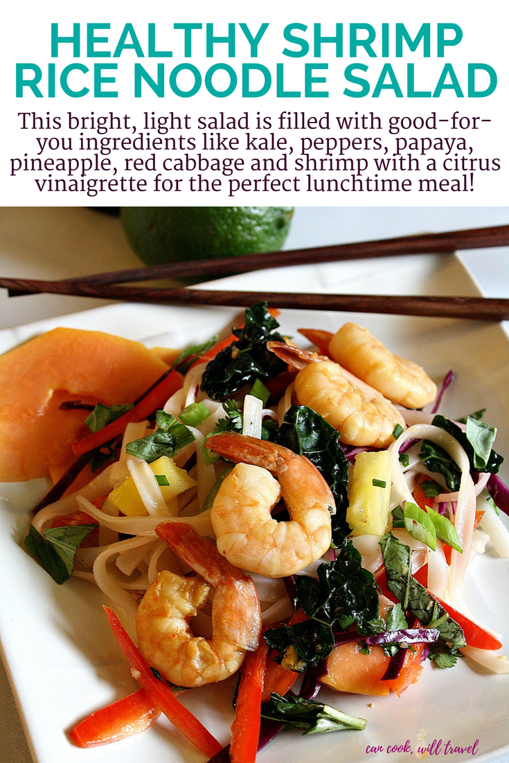 Rice Noodle Shrimp Salad