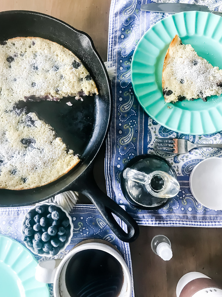 Blueberry Skillet Pancake